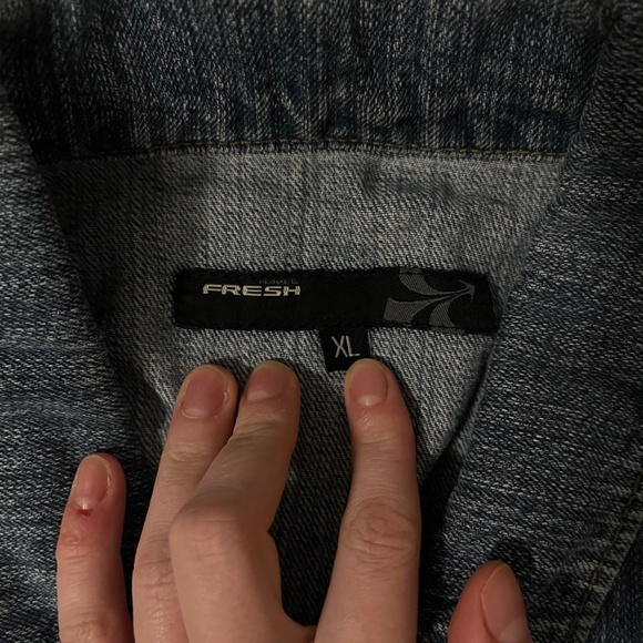 Vintage Oversized Blue Denim Jacket from Madrid Women’s - Picture 5 of 7